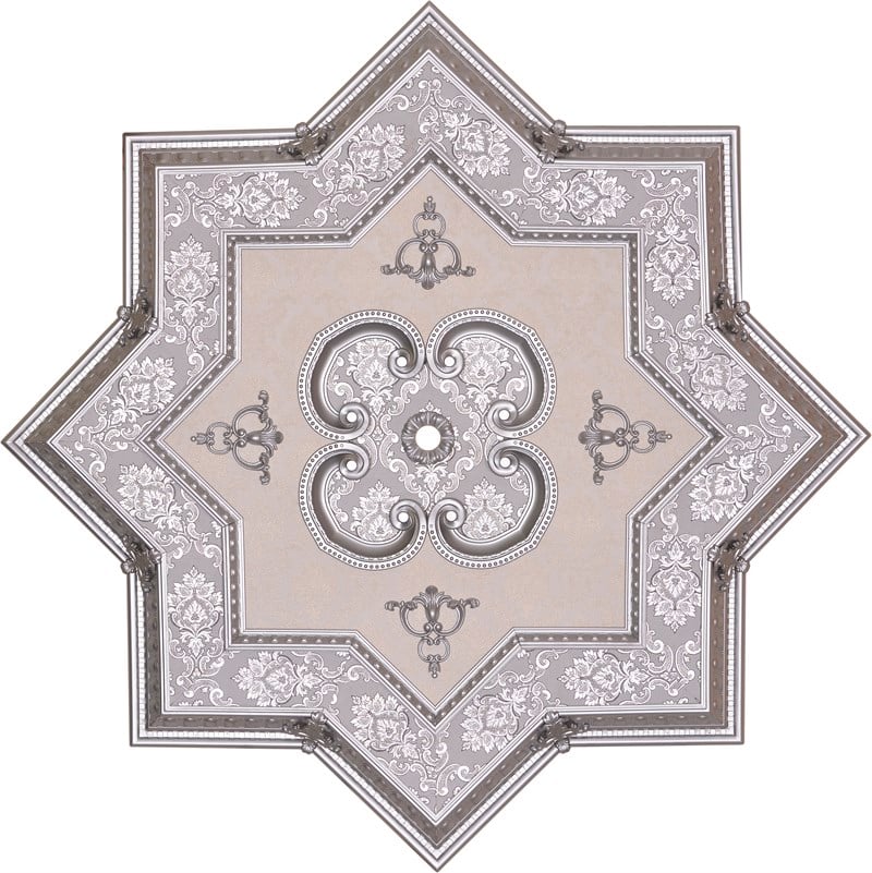 Gümüş Yıldız Saray Tavan 150 cm
