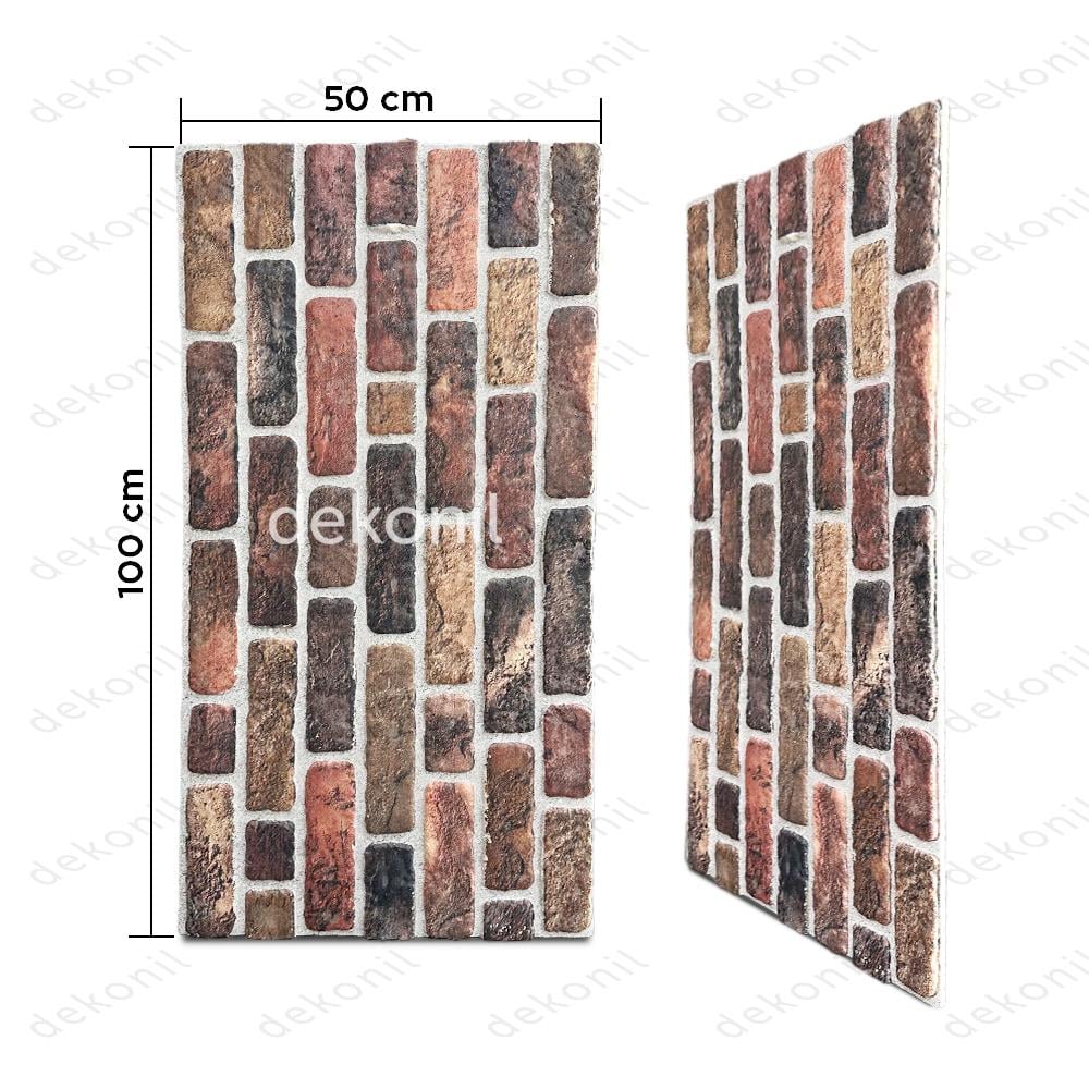 Hamburg Tuğla Dokulu EPS Duvar Paneli 50*100 cm
