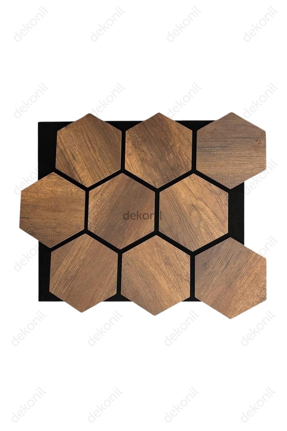 Hexagon Akustik Altıgen Barok Duvar Paneli