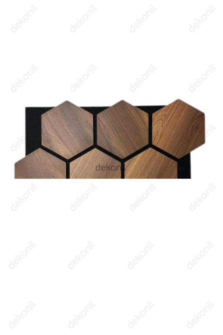 Hexagon Akustik Altıgen Hamilton Kapama Duvar Paneli