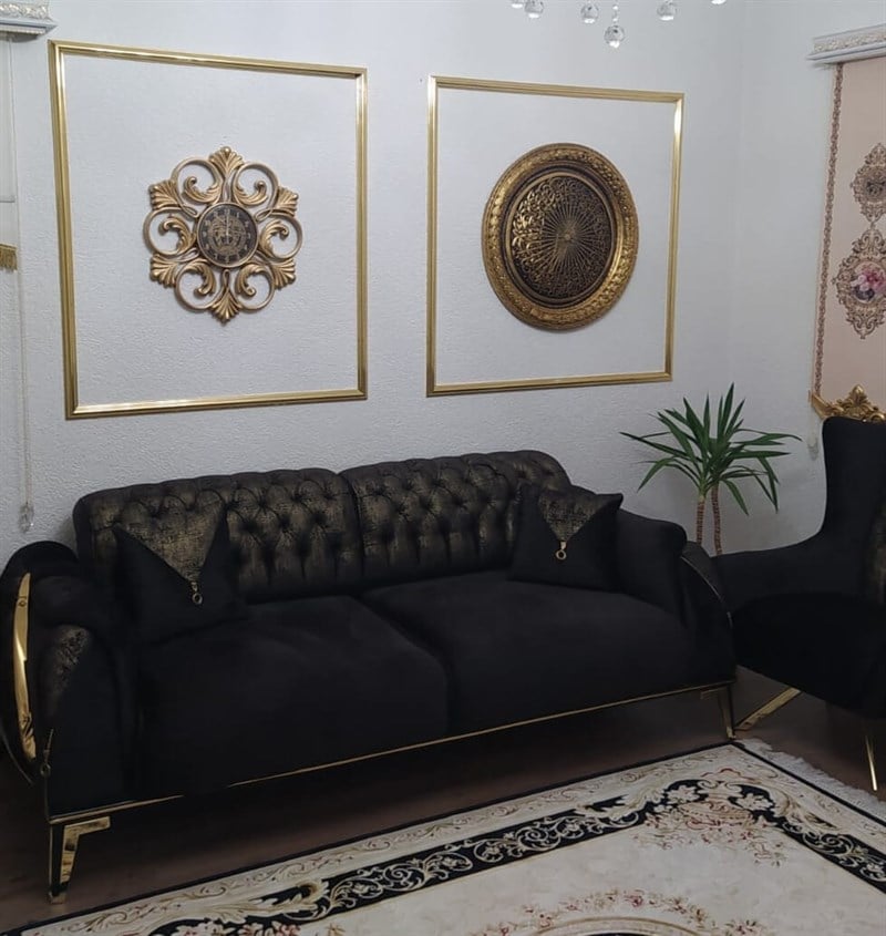 Hürrem Gold Duvar Çıtası Paketi 120*100cm | Dekonil