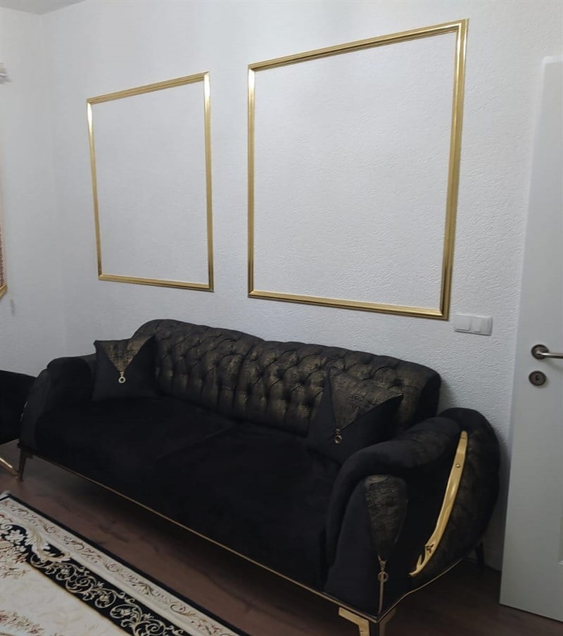 Hürrem Gold Duvar Çıtası Paketi 120*100cm | Dekonil
