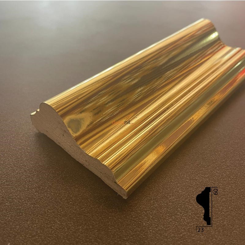 Hürrem Decorative Wall Border Gold 6cm