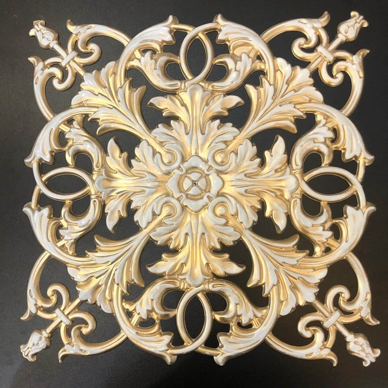 İşlemeli Patina Motifi 40cm l Dekonil Dekoratif Tavan ve Duvar Motifleri