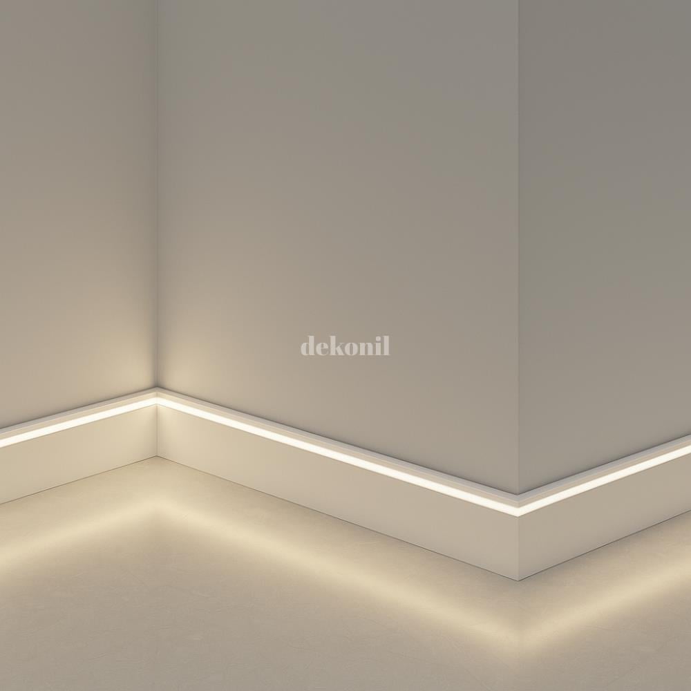 İstanbul Ledli Boyanabilir Süpürgelik 10cm