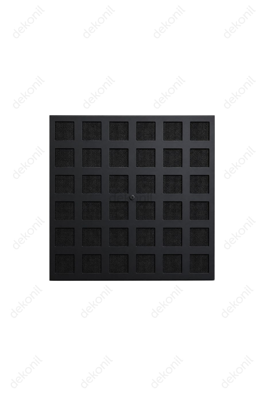 Kare Petek Siyah Clip-in (Klipin) PVC Asma Tavan Kaplama Paneli 30*30 cm