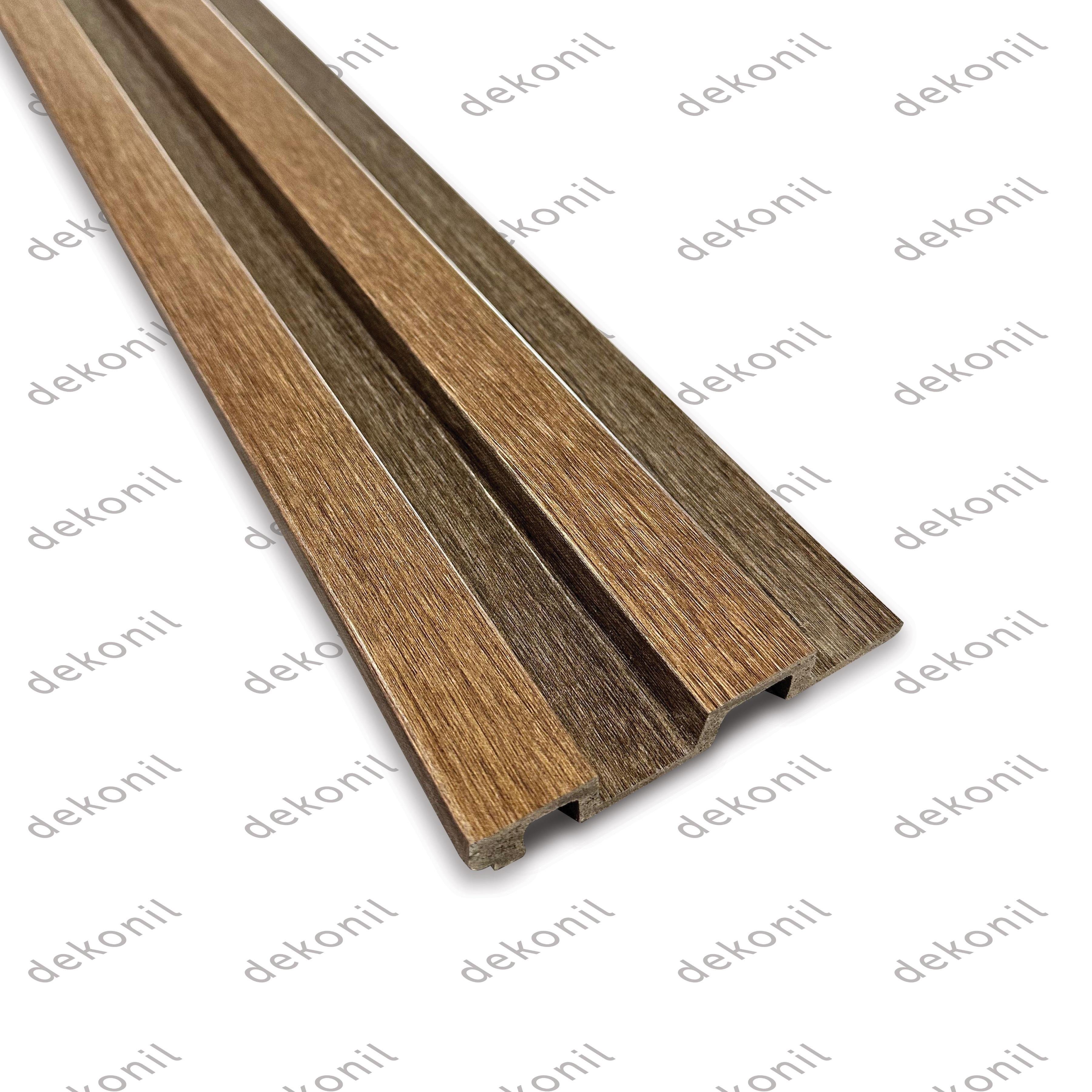 Koyu Kahve Tavan ve Duvar Lambri 12cm