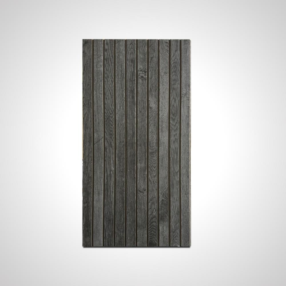Lambri Desenli EPS Duvar Paneli Antrasit 50*100 cm