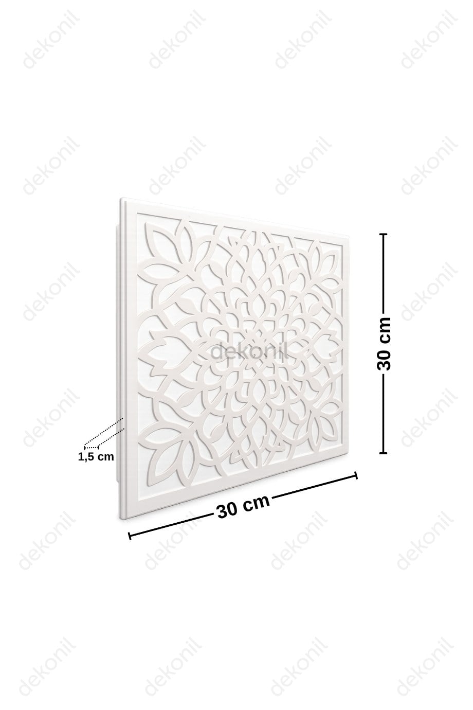 Lotus Clip-in (Klipin) PVC Asma Tavan Kaplama Paneli 30*30 cm
