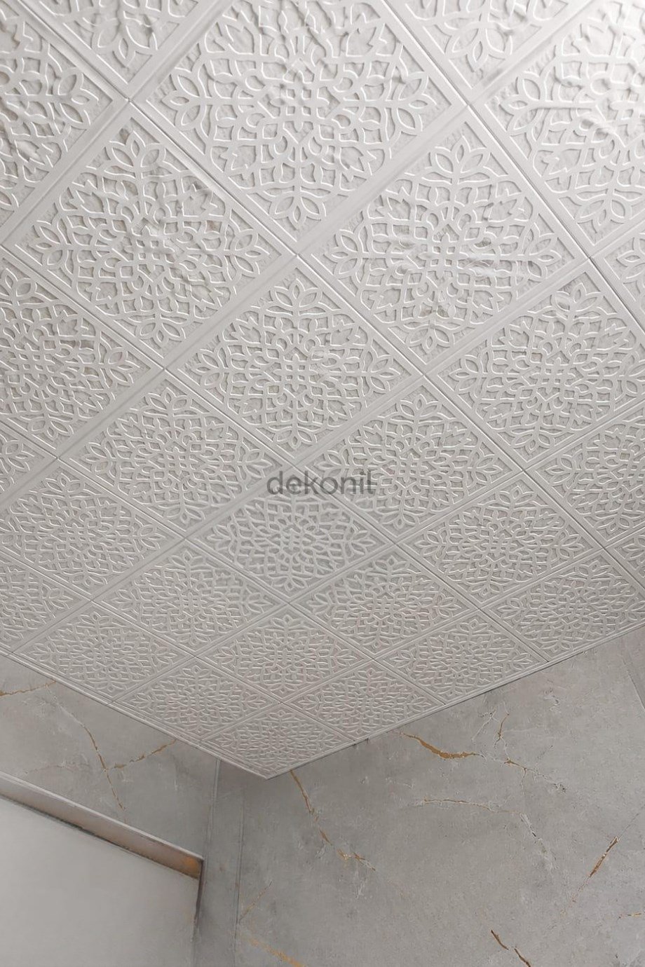 Lotus Clip-in (Klipin) PVC Asma Tavan Kaplama Paneli 30*30 cm