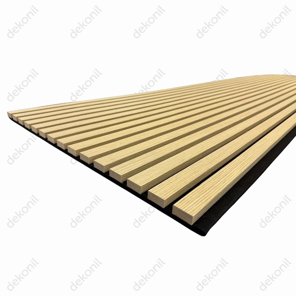 Lux Akustik Lambri Duvar Paneli Teak 60*280 cm