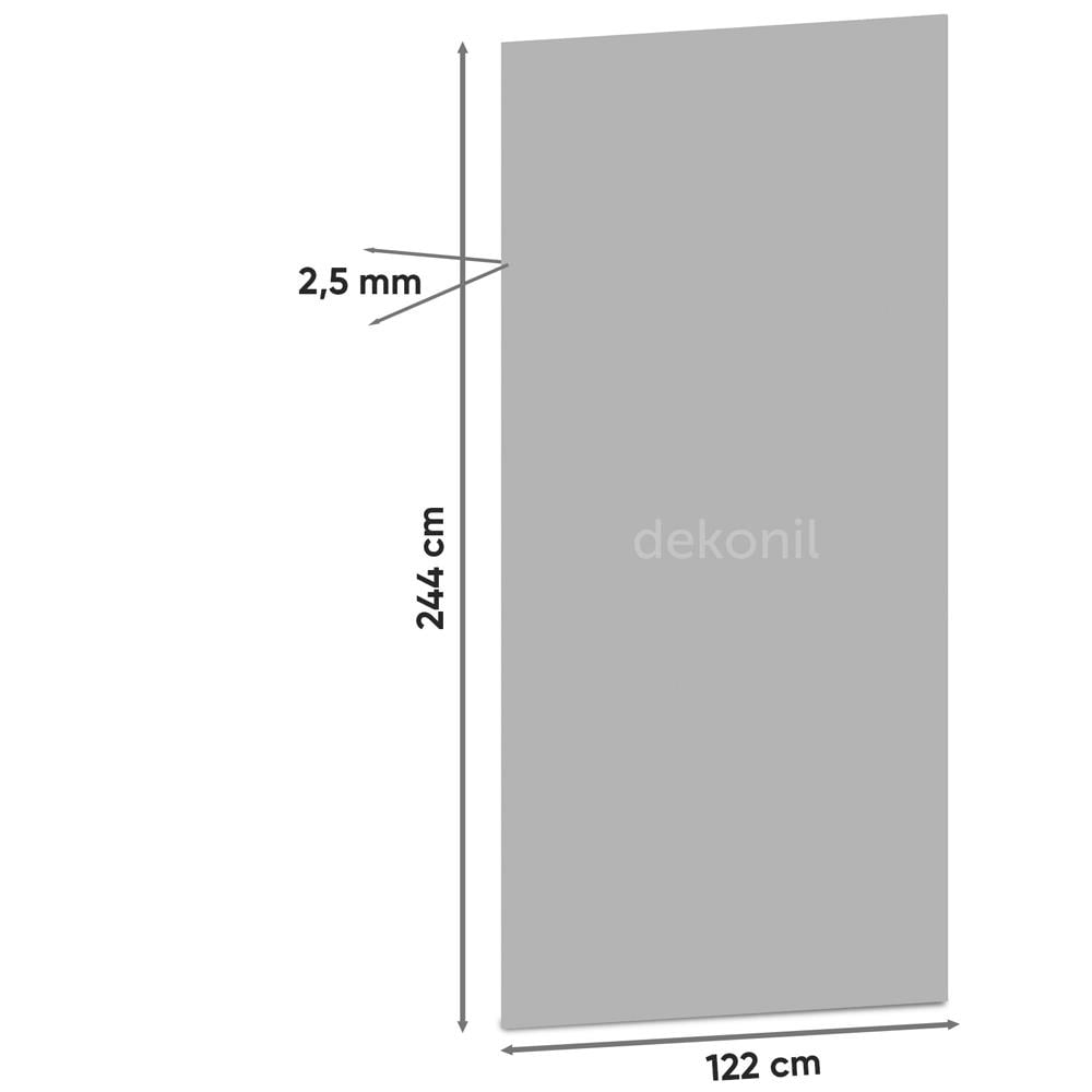Matt Gri PVC Wall Panel 122*244cm
