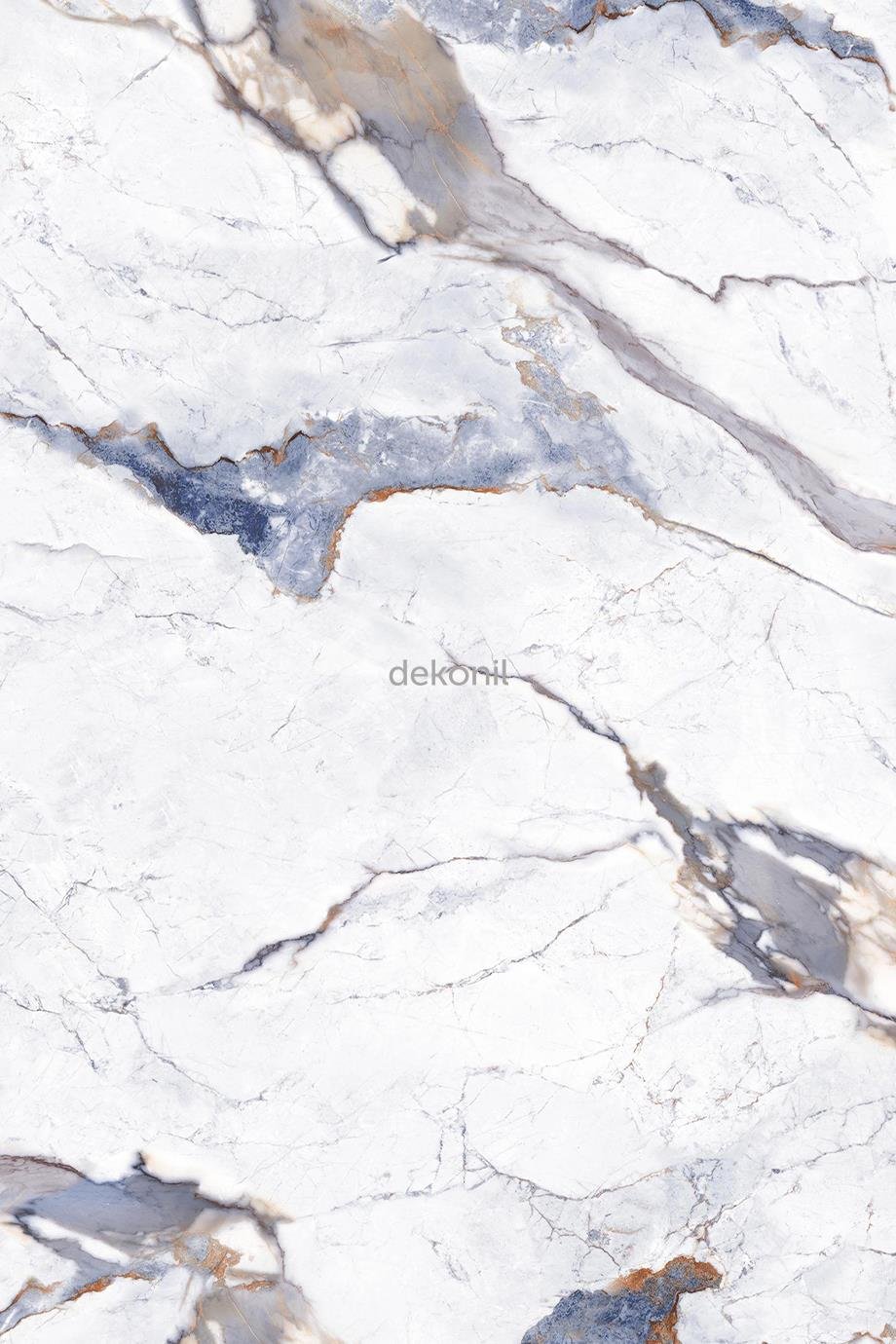 Mavi Gri Mermer Desenli Pvc Duvar Paneli 122*244cm