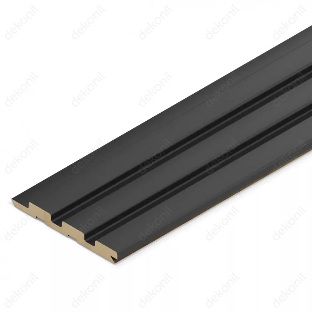 Mdf De Luxe Black Lead Duvar Panel Lambri 12 cm