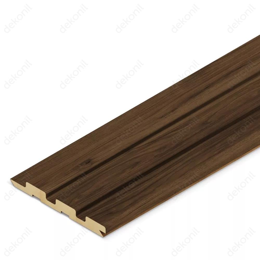 Mdf De Luxe Catania Oak Duvar Panel Lambri 12 cm