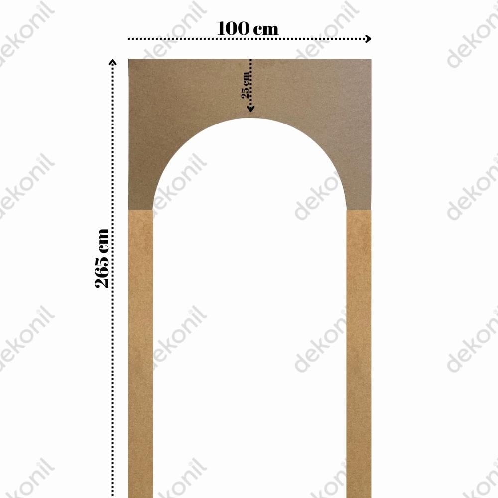 MDF Kemer Duvar Paneli 100*265 cm