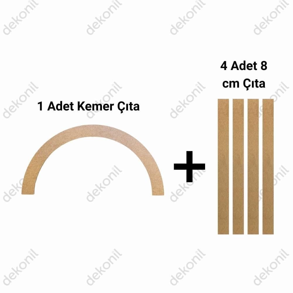 MDF Kemer Duvar Paneli Kombini