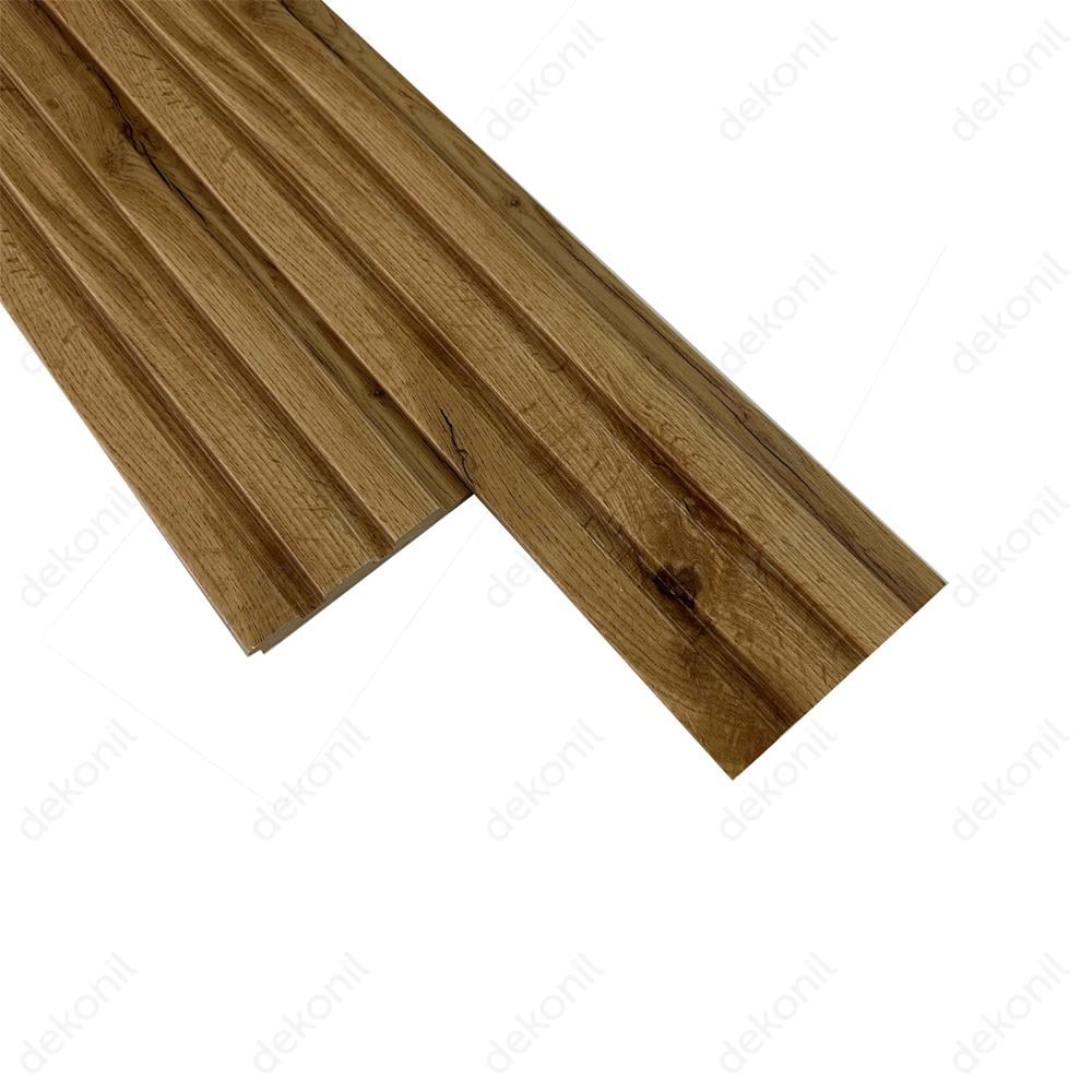 Mdf Lux Pecan Duvar Panel Lambri 12 cm