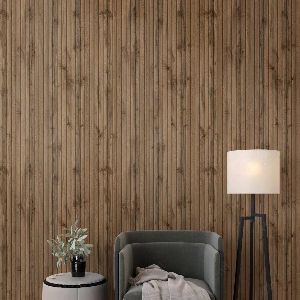 Mdf Lux Pecan Duvar Panel Lambri 12 cm