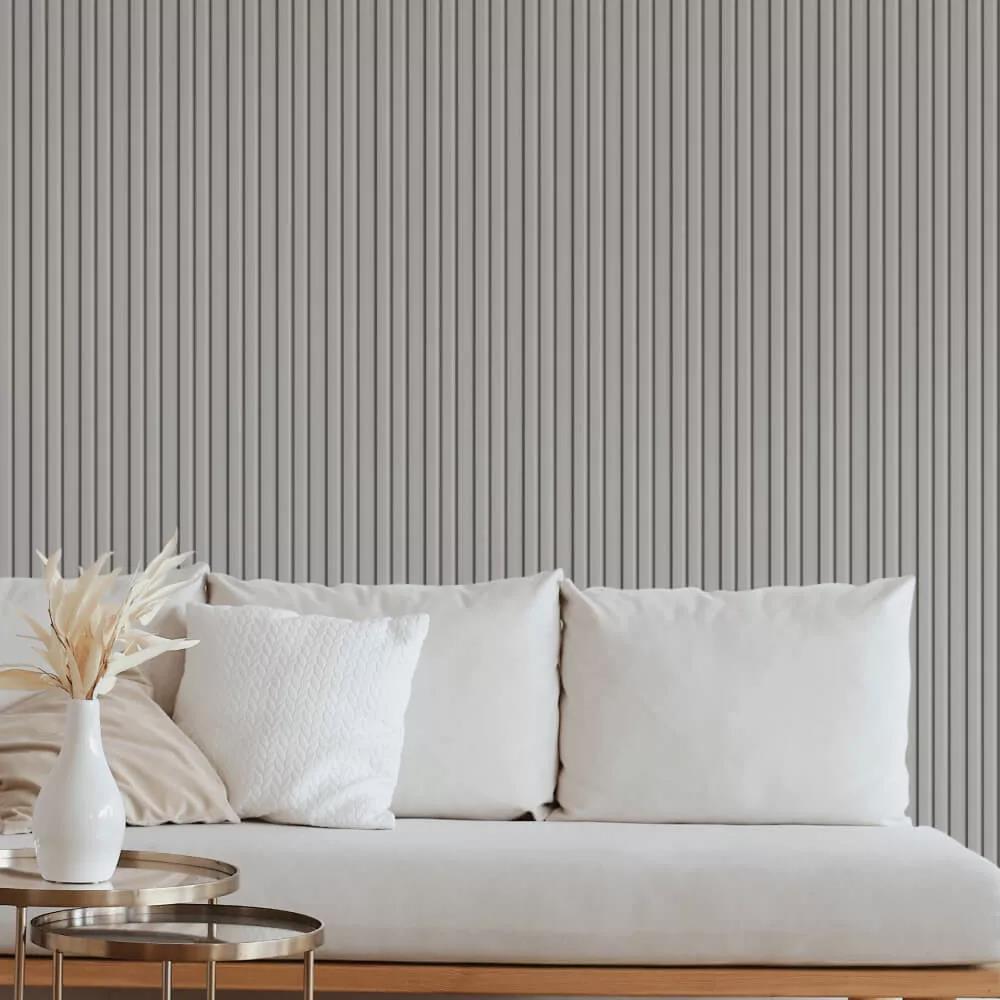 Mdf Lux Sand Grau Duvar Panel Lambri 12 cm