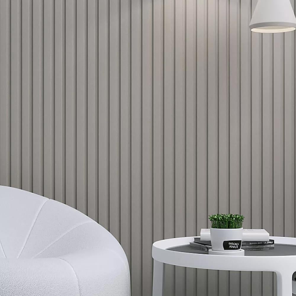 Mdf Lux Sand Grau Duvar Panel Lambri 12 cm