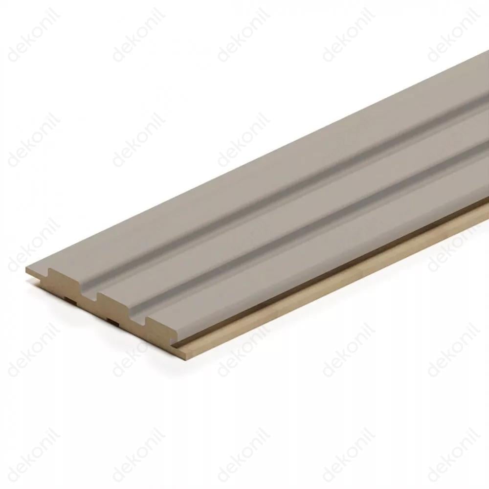 Mdf Lux Sand Grau Duvar Panel Lambri 12 cm