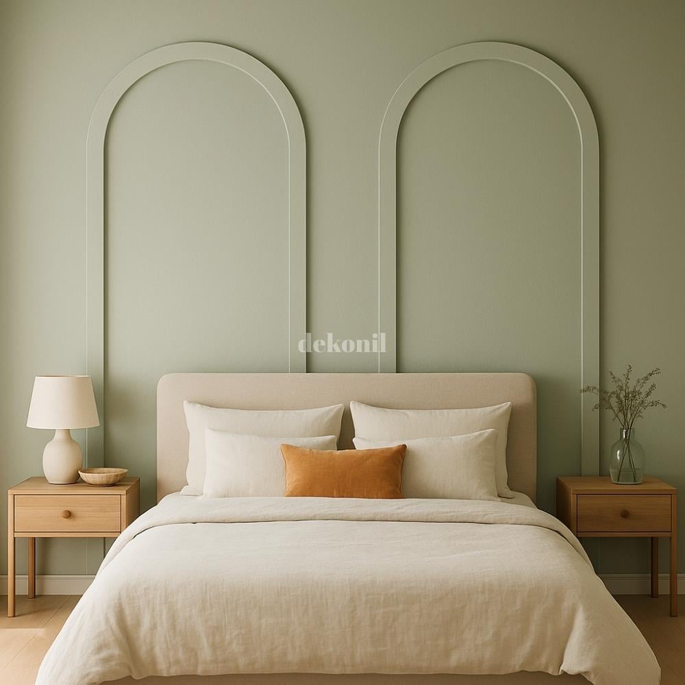 MDF Oval Duvar Çıtası 96*248 cm