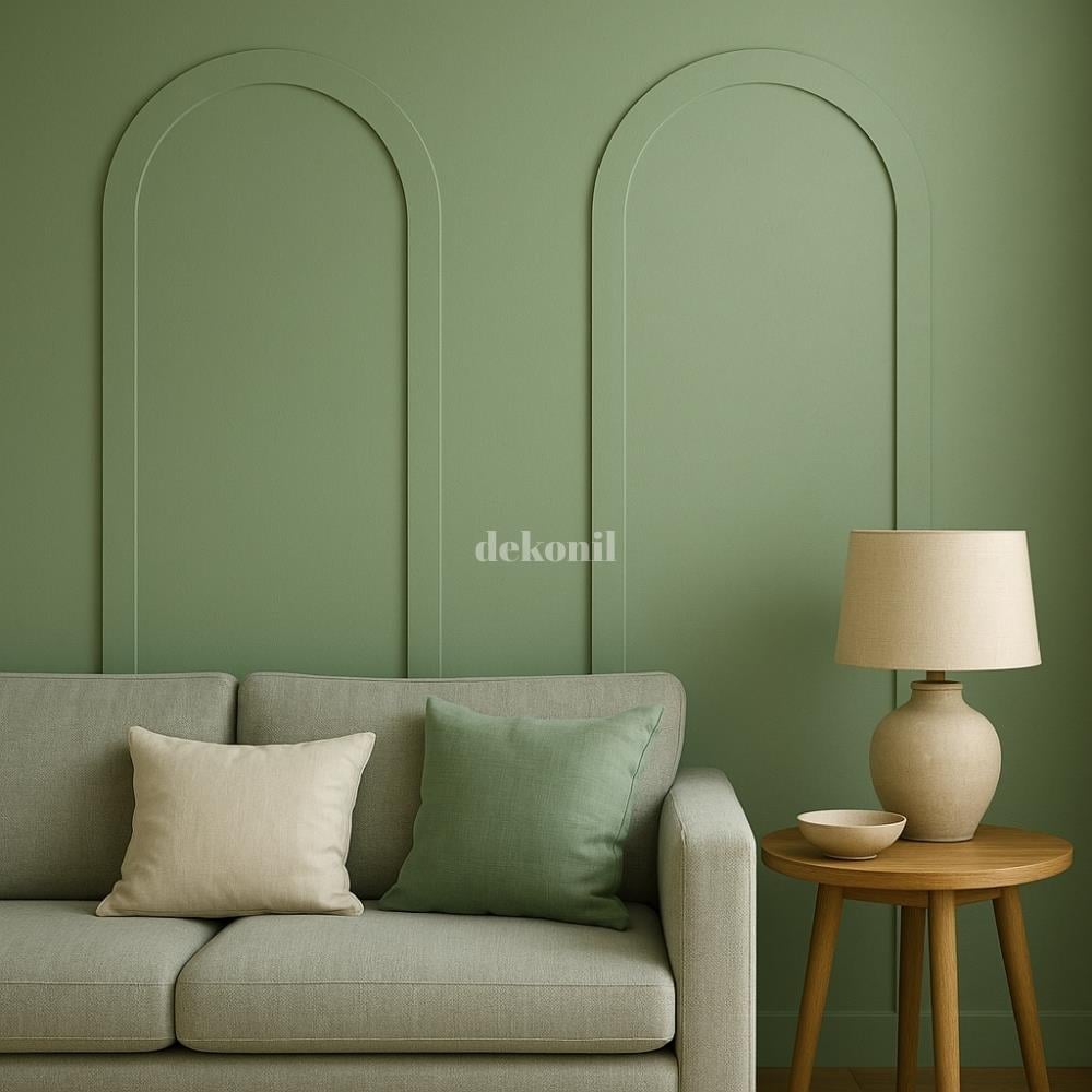 MDF Oval Duvar Çıtası 96*248 cm