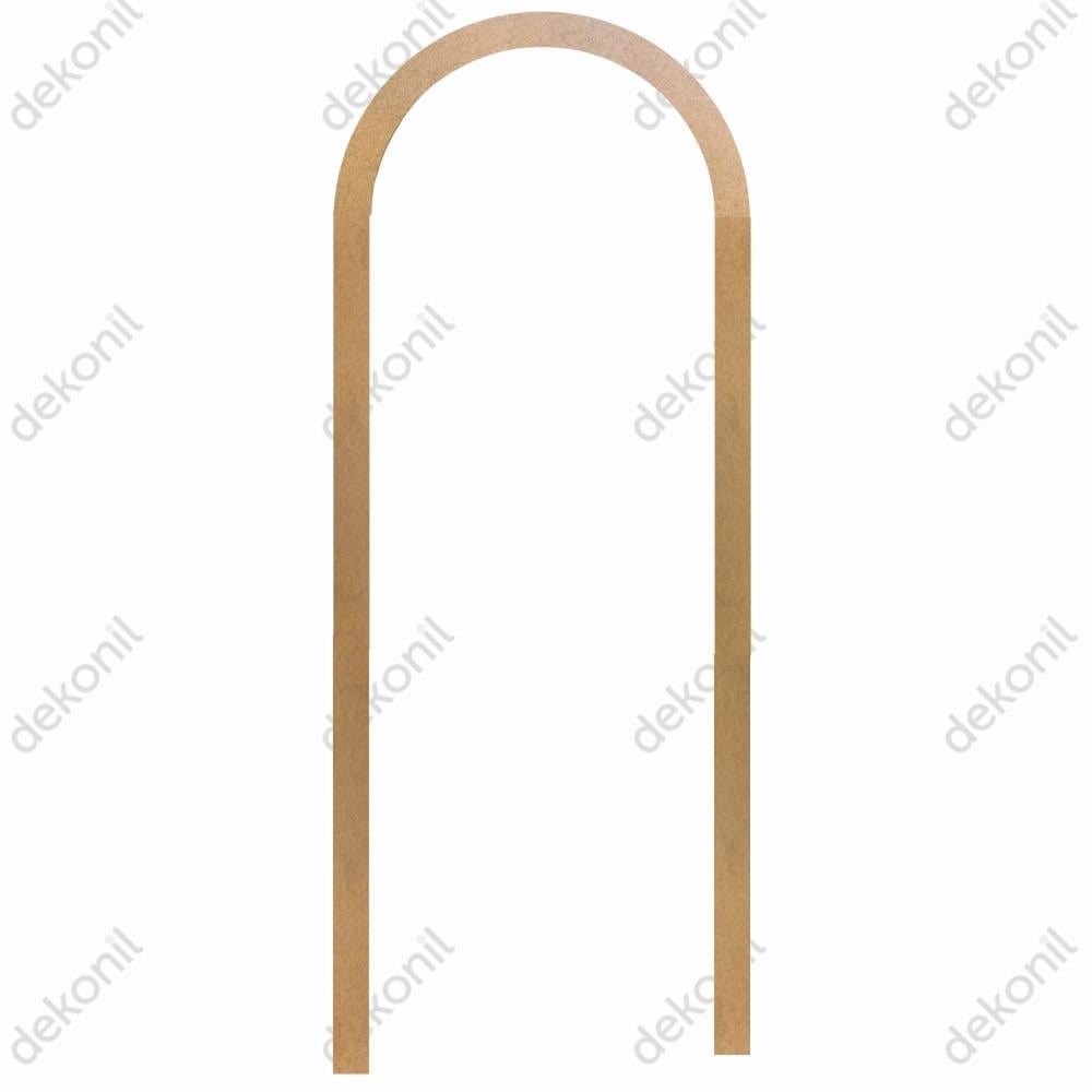 MDF Oval Duvar Çıtası 96*248 cm