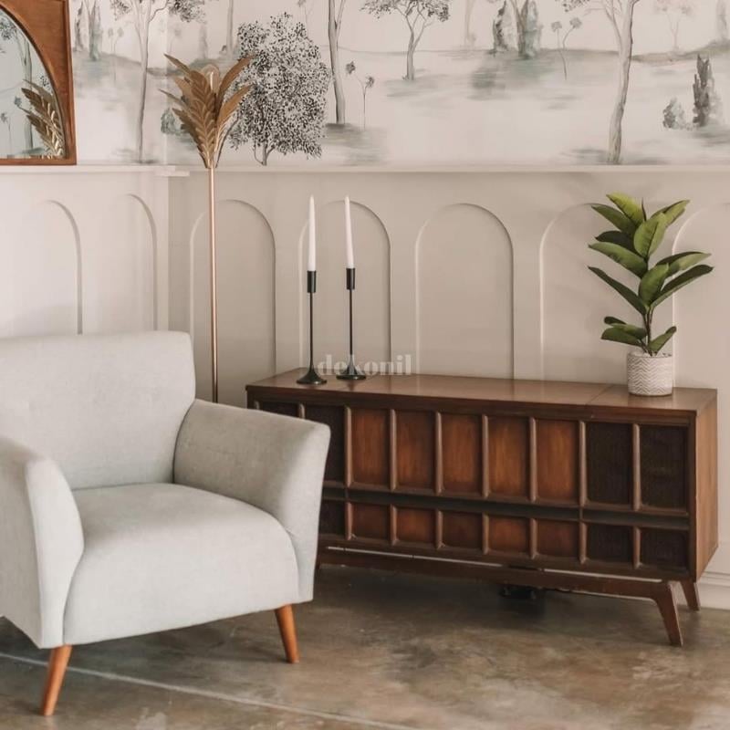 MDF Yarım Kemer Duvar Paneli 54*104 cm