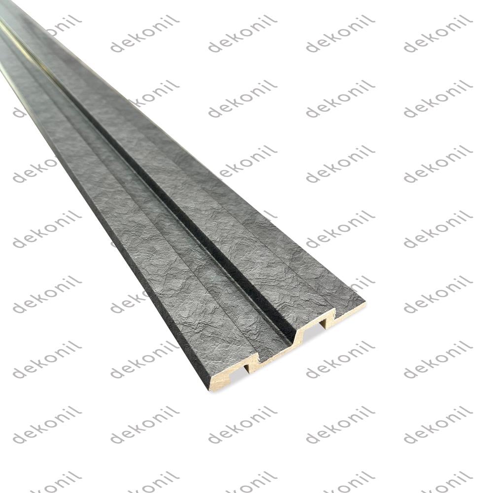 Metalik Gri Tavan ve Duvar Lambri 12cm