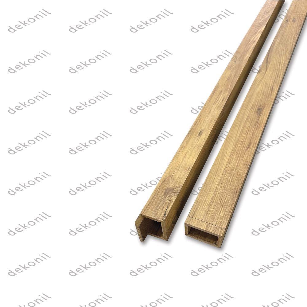 Natural Çam Seperatör Duvar Bölme Profili 5*8*280cm