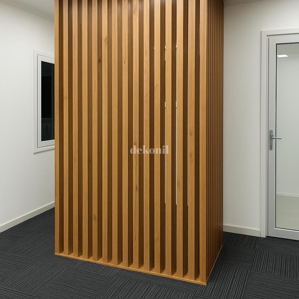 Natural Çam Seperatör Duvar Bölme Profili 5*5*280cm