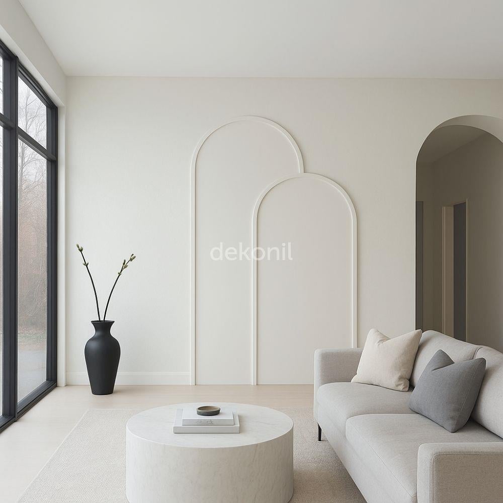 Nova Dekoratif MDF Oval Duvar Paneli Seti 140*248 cm