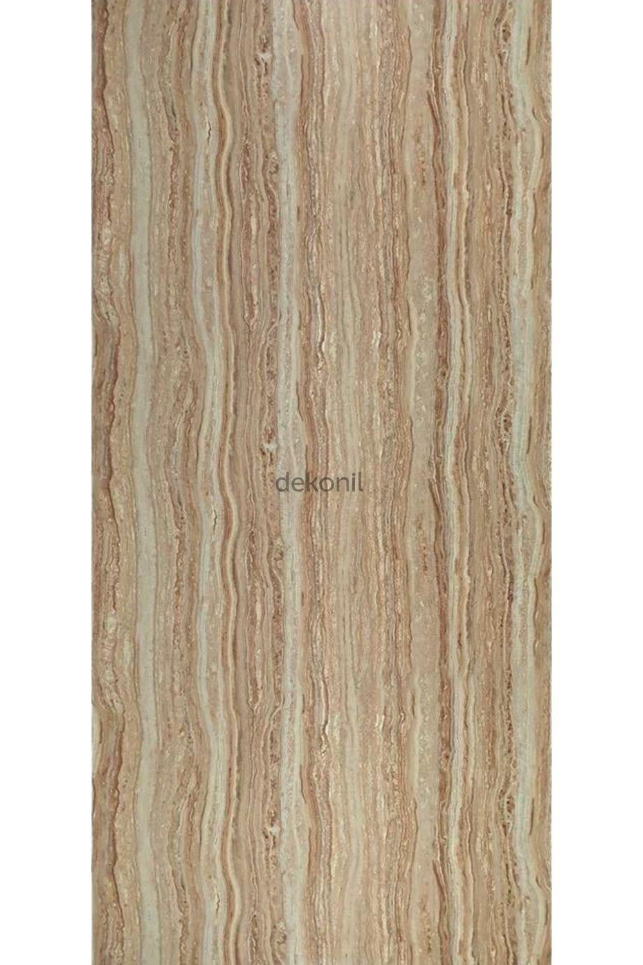 Onyx Traverten Dust Işık Geçiren PVC Duvar Paneli 122*244