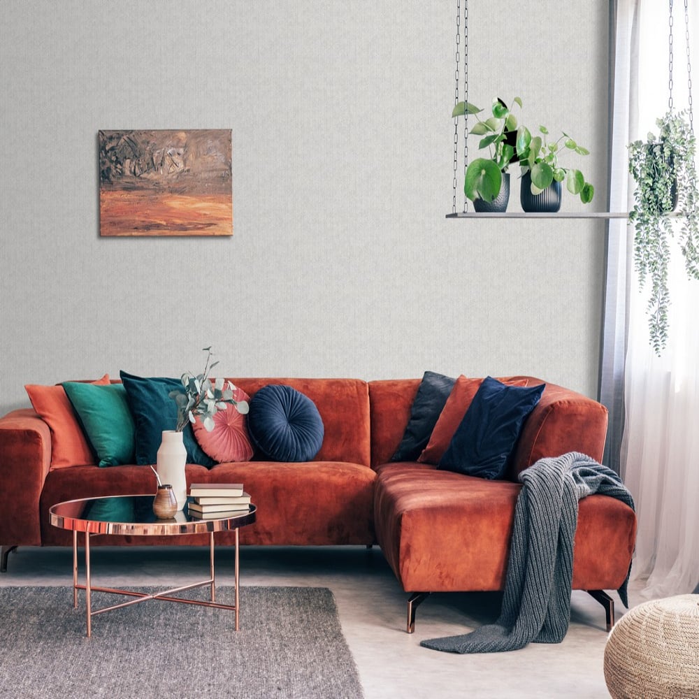 Papro Hit 2 Hasır Desenli Duvar Kağıdı 19006-1