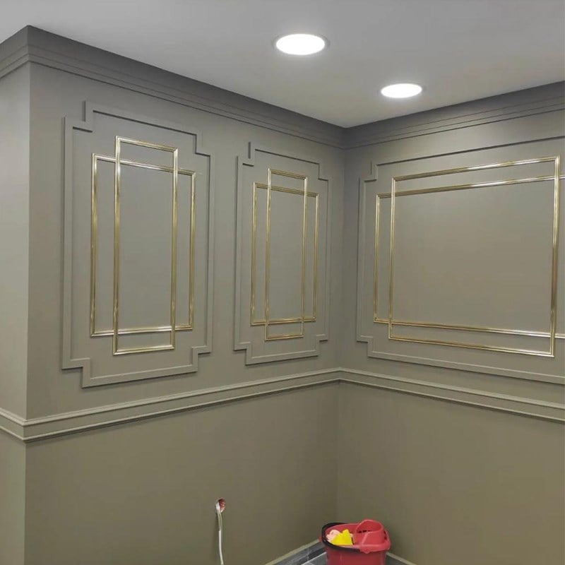 Paris Gold Duvar Çıtası 4cm