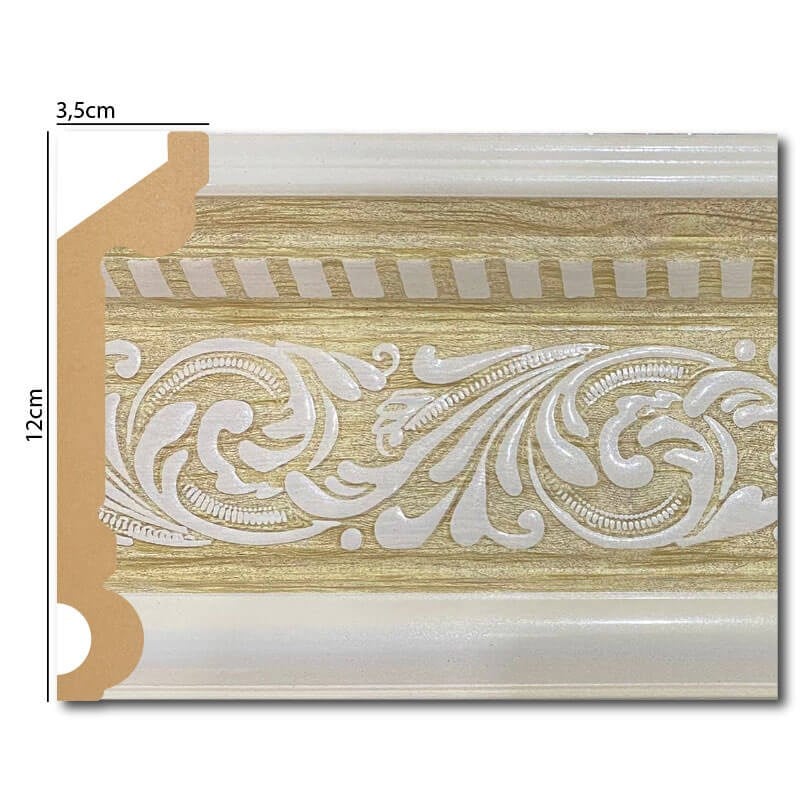 Patina Sarmaşık Saray Kartonpiyer 12cm | Dekonil