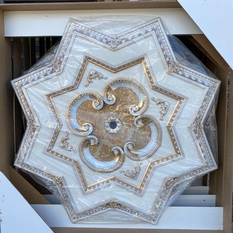 Patina Yıldız Saray Tavan 120 cm l Dekonil Saray Tavan
