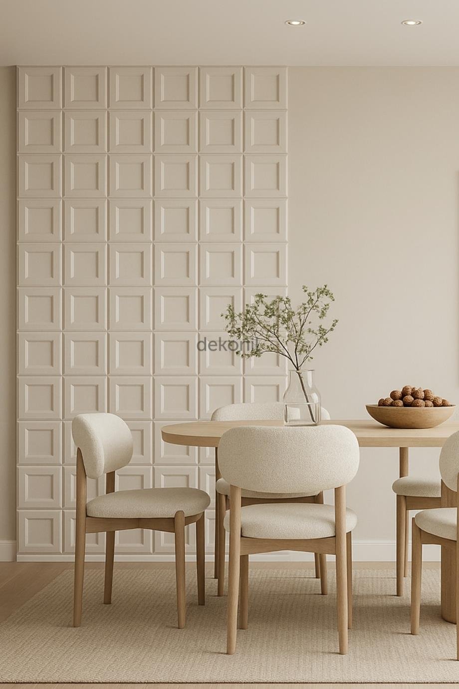 Pinterest Mdf Kare Duvar Paneli 48*48 cm