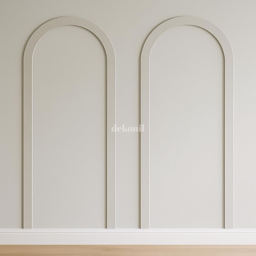 Pinterest MDF Oval Duvar Çıtası 70*235cm