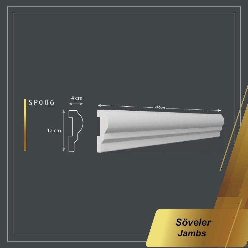 Poliüretan Boyanabilir Söve