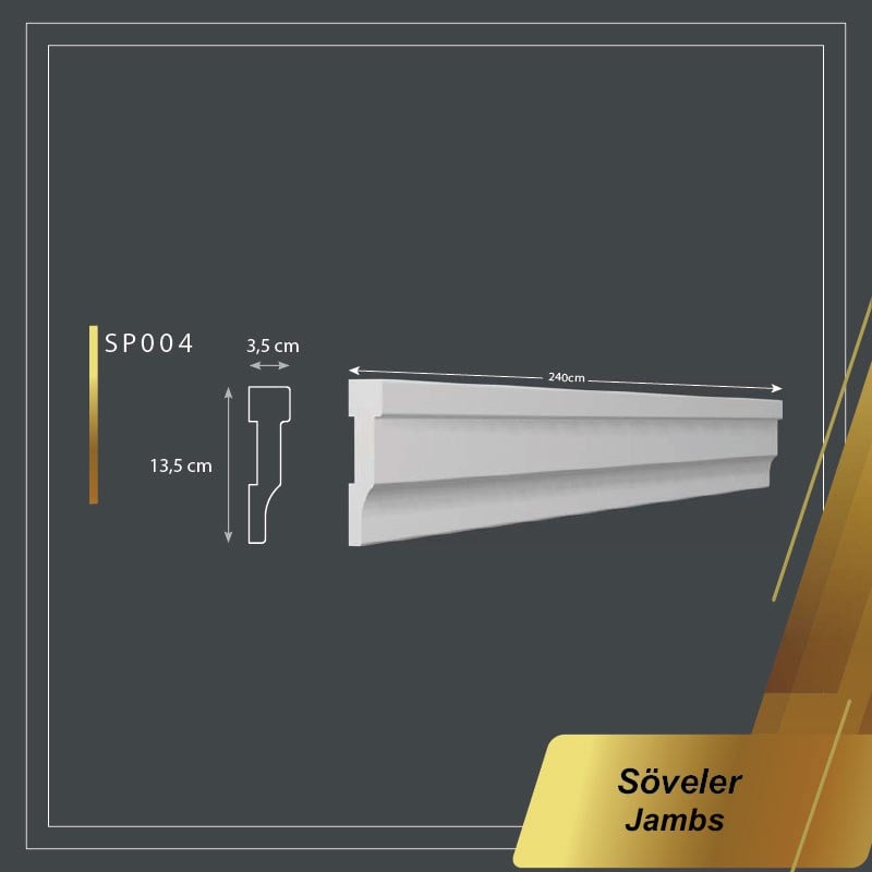 Poliüretan Boyanabilir Söve