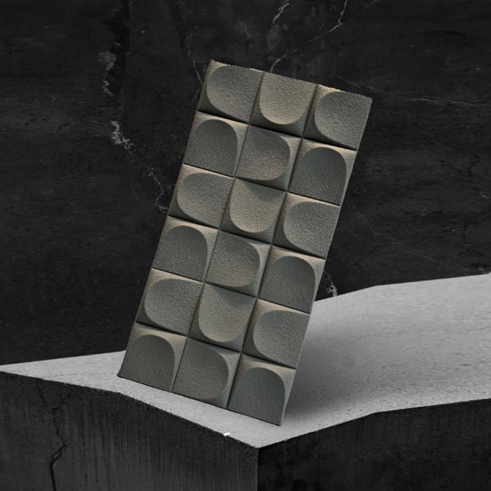 Poliüretan Opal Duvar Paneli Antrasit 60*120 cm