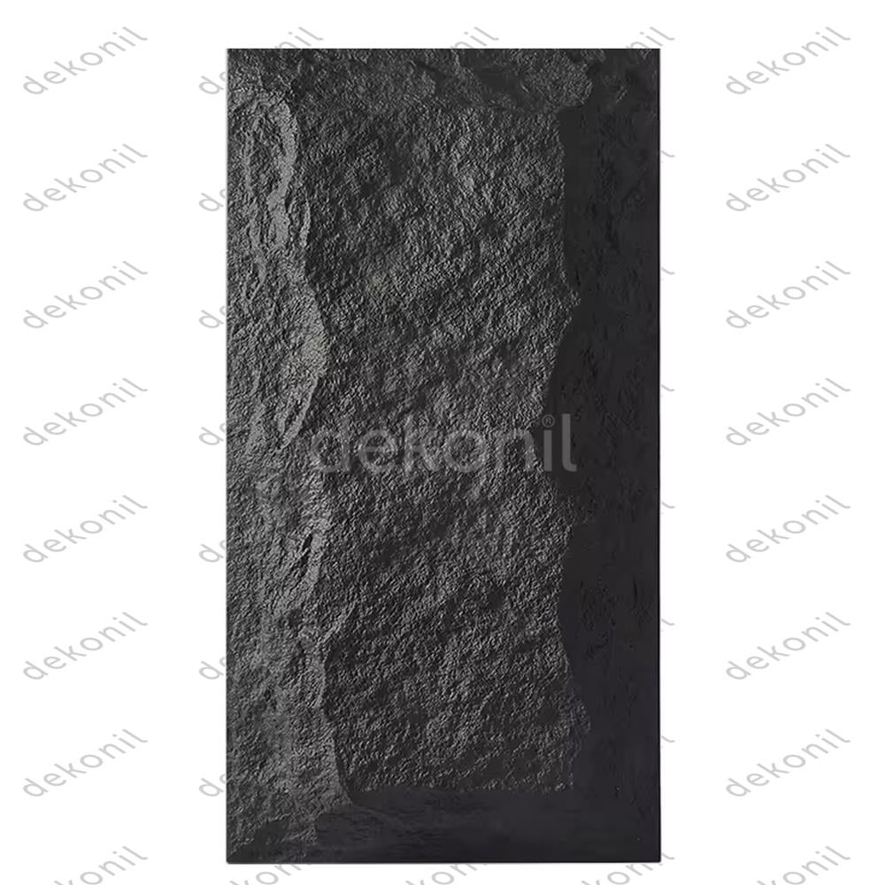 Poliüretan Taş Duvar Paneli Antrasit 60*120 cm