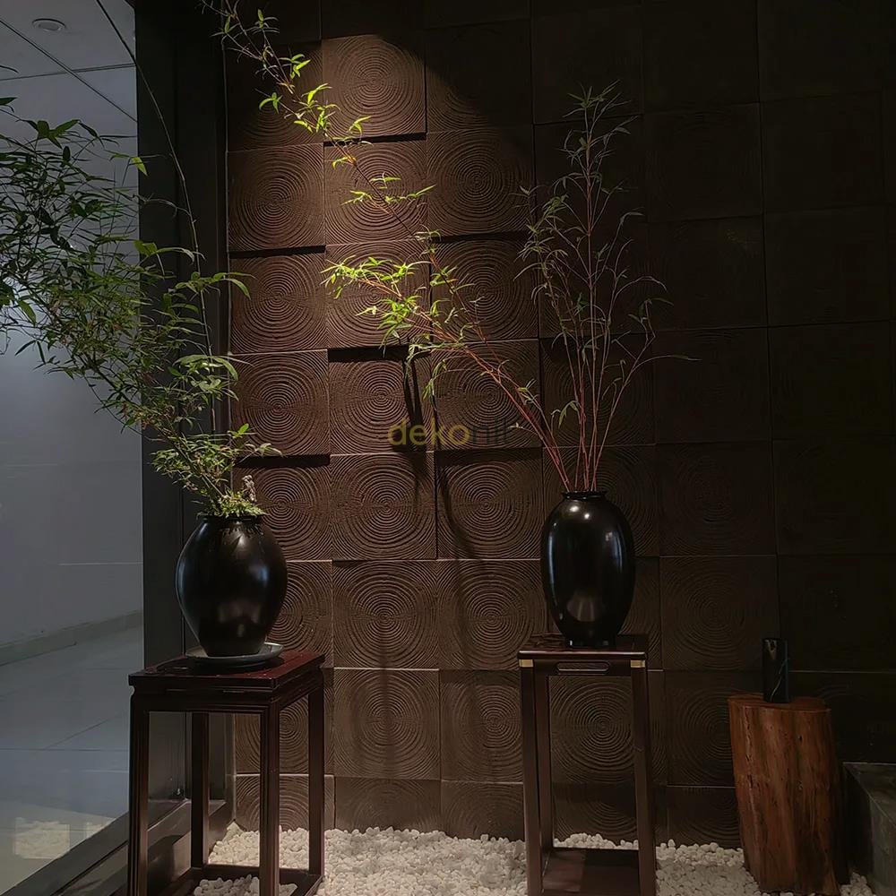 Poliüretan Wood Block Duvar Paneli 30*115 cm