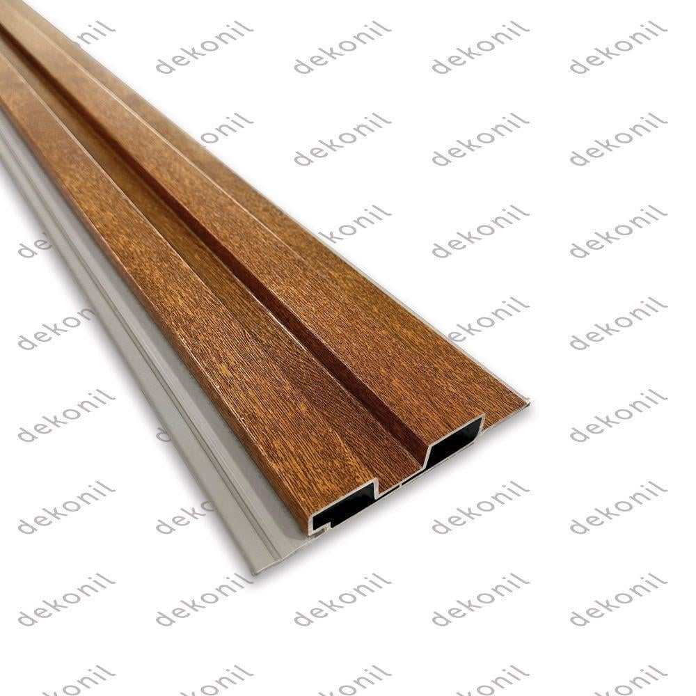 PVC İkili Dış Cephe Lambri Kaplaması 12 cm