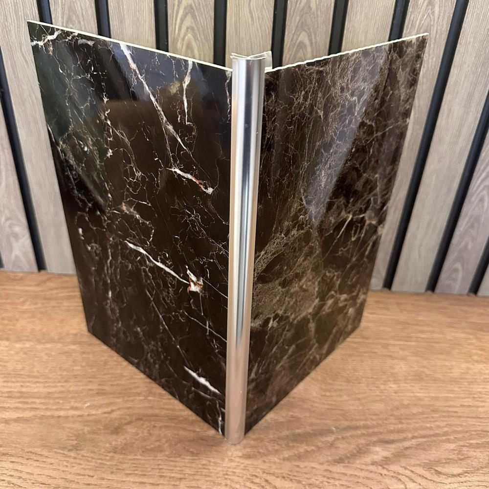 PVC Panel Gümüş Dış Köşe Alüminyum Profil 270 cm