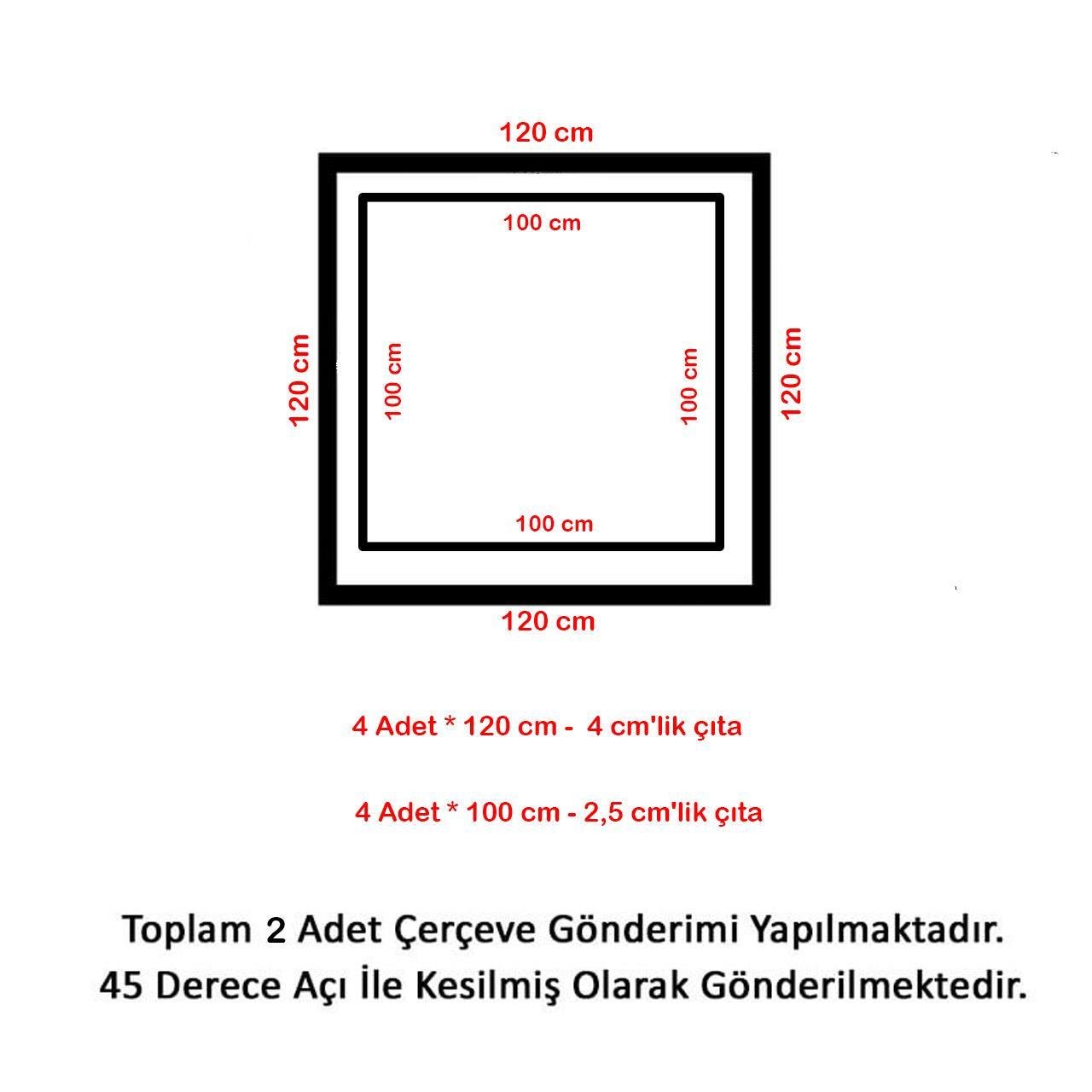 Roma 4cm ve 2,5 Boyanabilir Hazır Kesilmiş Duvar Çıtası Paketi 120 cm