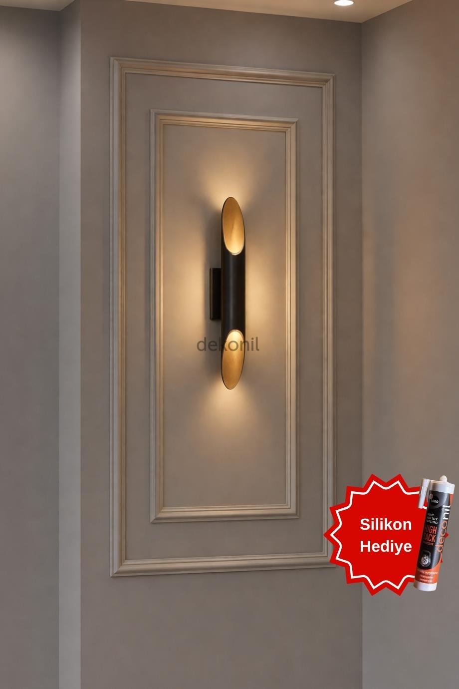 Roma 4cm ve 2,5 Boyanabilir Hazır Kesilmiş Duvar Çıtası Paketi (120*70cm)